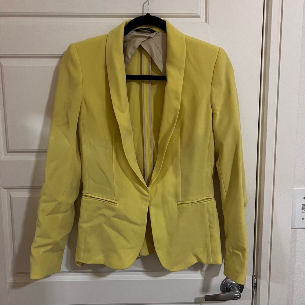 Rag and Bone Yellow Blazer